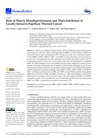 prikaz prve stranice dokumenta Role of Matrix Metalloproteinases and Their Inhibitors in Locally Invasive Papillary Thyroid Cancer