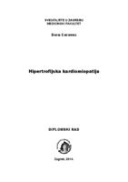 prikaz prve stranice dokumenta Hipertrofijska kardiomiopatija