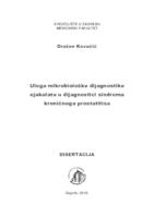 prikaz prve stranice dokumenta Uloga mikrobiološke dijagnostike ejakulata u dijagnostici sindroma kroničnoga prostatitisa 