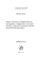 prikaz prve stranice dokumenta Uloga višeslojne kompjutorizirane tomografije u dijagnostici i procjeni kliničke važnosti koronarnih arterija intramiokardnoga tijeka