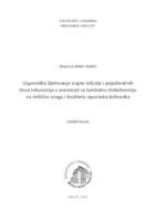prikaz prve stranice dokumenta Usporedba djelovanja trajne infuzije i pojedinačnih doza rokuronija u anesteziji za lumbalnu diskektomiju na mišićnu snagu i kvalitetu oporavka bolesnika 