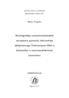 prikaz prve stranice dokumenta Scintigrafija somatostatinskih receptora pomoću oktreotida obilježenoga Tehnecijem-99m u bolesnika s neuroendokrinim tumorima 