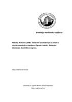 prikaz prve stranice dokumenta Učestalost senzibilizacije na pelude u odrasle populacije s atopijom u Zagrebu i okolici