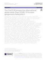 prikaz prve stranice dokumenta The ChoCO-W prospective observational global study: Does COVID-19 increase gangrenous cholecystitis?