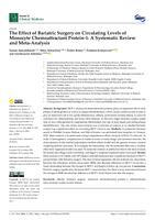 prikaz prve stranice dokumenta The Effect of Bariatric Surgery on Circulating Levels of Monocyte Chemoattractant Protein-1: A Systematic Review and Meta-Analysis