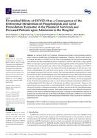 prikaz prve stranice dokumenta Diversified Effects of COVID-19 as a Consequence of the Differential Metabolism of Phospholipids and Lipid Peroxidation Evaluated in the Plasma of Survivors and Deceased Patients upon Admission to the Hospital