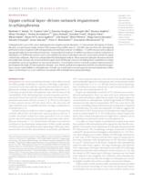 prikaz prve stranice dokumenta Upper cortical layer–driven network impairment in schizophrenia