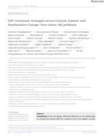 prikaz prve stranice dokumenta HIV treatment strategies across Central, Eastern and Southeastern Europe: New times, old problems