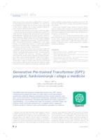 prikaz prve stranice dokumenta Generative Pre-trained Transformer (GPT): povijest, funkcioniranje i uloga u medicini