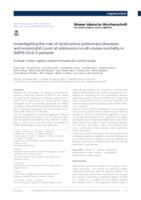 prikaz prve stranice dokumenta Investigating the role of obstructive pulmonary diseases and eosinophil count at admission on all-cause mortality in SARS-CoV-2 patients