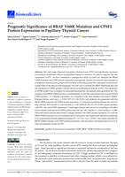 prikaz prve stranice dokumenta Prognostic Significance of BRAF V600E Mutation and CPSF2 Protein Expression in Papillary Thyroid Cancer