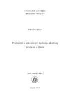 prikaz prve stranice dokumenta Probiotici u prevenciji i liječenju akutnog proljeva u djece 