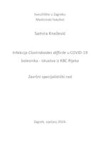 prikaz prve stranice dokumenta Infekcija Clostridioides difficile u COVID-19 bolesnika - iskustva iz KBC Rijeka