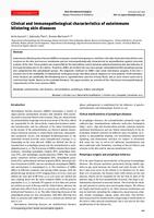 prikaz prve stranice dokumenta Clinical and immunopathological characteristics of autoimmune blistering skin diseases