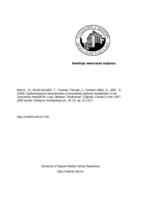 prikaz prve stranice dokumenta Epidemiological characteristics of sarcoidosis patients hospitalized in the Uuniversity Hospital for Lung Diseases "Jordanovac" (Zagreb, Croatia) in the 1997-2002 period.