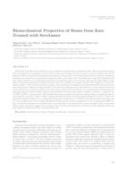 prikaz prve stranice dokumenta Biomechanical properties of bones from rats treated with sevelamer 