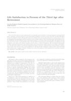prikaz prve stranice dokumenta Life satisfaction in persons of the third age after retirement 