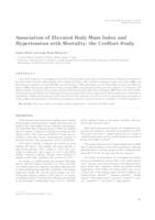prikaz prve stranice dokumenta Association of elevated body mass index and hypertension with mortality: the CroHort study 