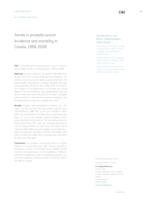 prikaz prve stranice dokumenta Trends in prostate cancer incidence and mortality in Croatia, 1988-2008