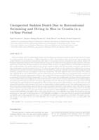 prikaz prve stranice dokumenta Unexpected sudden death due to recreational swimming and diving in men in Croatia in a 14-year period 