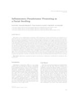prikaz prve stranice dokumenta Inflammatory pseudotumor presenting as a facial swelling 