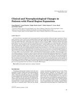 prikaz prve stranice dokumenta Clinical and neurophysiological changes in patients with pineal region expansions 