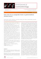 prikaz prve stranice dokumenta Role of Ki-67 as a prognostic factor in gastrointestinal stromal tumors