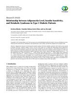 prikaz prve stranice dokumenta Relationship between adiponectin level, insulin sensitivity, and metabolic syndrome in type 1 diabetic patients