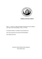 prikaz prve stranice dokumenta Polymyalgia rheumatica and colon malignacy: case report