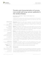 prikaz prve stranice dokumenta Trends and characteristics of young non-small cell lung cancer patients in the United States