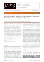 prikaz prve stranice dokumenta Current concept in dysplastic hip arthroplasty: techniques for acetabular and femoral reconstruction