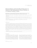 prikaz prve stranice dokumenta Polymorphisms of interleukin-23 receptor in patients with inflammatory bowel disease in a Croatian tertiary center 
