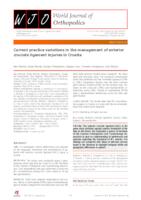 prikaz prve stranice dokumenta Current practice variations in the management of anterior cruciate ligament injuries in Croatia