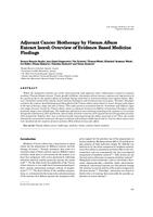 prikaz prve stranice dokumenta Adjuvant cancer biotherapy by Viscum album extract Isorel: overview of evidence based medicine findings 