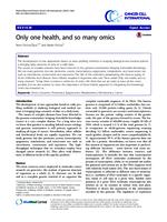 prikaz prve stranice dokumenta Only one health, and so many omics