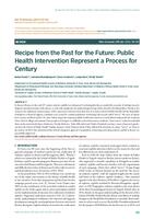 prikaz prve stranice dokumenta Recipe from the past for the future: public health intervention represent a process for century