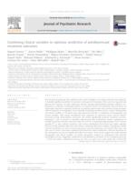 prikaz prve stranice dokumenta Combining clinical variables to optimize prediction of antidepressant treatment outcomes