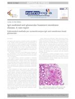 prikaz prve stranice dokumenta IgA-mediated anti-glomerular basement membrane disease. A case report.