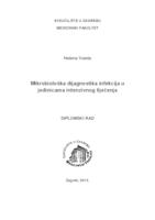 prikaz prve stranice dokumenta Mikrobiološka dijagnostika infekcija u jedinicama  intenzivnog liječenja