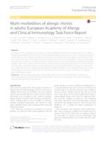 prikaz prve stranice dokumenta Multi-morbidities of allergic rhinitis in adults: European Academy of Allergy and Clinical Immunology Task Force Report