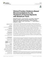 prikaz prve stranice dokumenta Clinical practice: evidence-based recommendations for the treatment of cervical dystonia with botulinum toxin