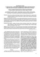 prikaz prve stranice dokumenta Kliničke upute za dijagnozu, liječenje i praćenje odraslih bolesnika oboljelih od glioma središnjega živčanog sustava 