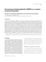 prikaz prve stranice dokumenta Sex hormone binding globulin (SHBG) as a marker of clinical disorders 