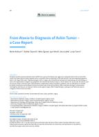 prikaz prve stranice dokumenta From ataxia to diagnosis of askin tumor – a case report