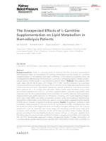 prikaz prve stranice dokumenta The unexpected effects of L-carnitine supplementation on lipid metabolism in hemodialysis patients
