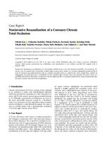 prikaz prve stranice dokumenta Noninvasive recanalization of a coronary chronic total occlusion