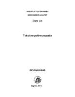 prikaz prve stranice dokumenta Toksične polineuropatije