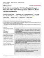 prikaz prve stranice dokumenta Evaluation of cerebrospinal fluid phosphorylated tau231 as a biomarker in the differential diagnosis of Alzheimer's disease and vascular dementia