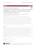 prikaz prve stranice dokumenta The selective peroxisome proliferator-activated receptor alpha modulator (SPPARMα) paradigm: conceptual framework and therapeutic potential