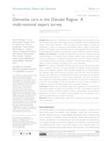 prikaz prve stranice dokumenta Dementia care in the Danube Region. A multi-national expert survey